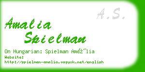 amalia spielman business card